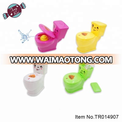 Halloween Prank Toy Mini Plastic Water Toilet Closestool Candy Toy