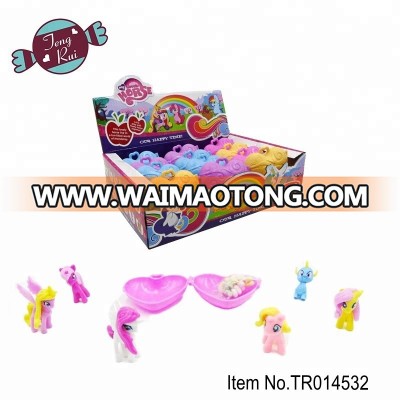 tengruitoys plastic lovely Sweetheart horse toy candy